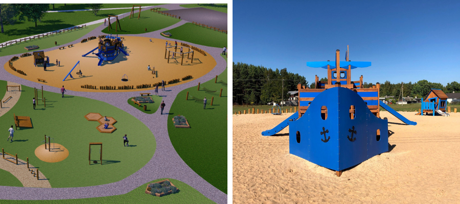 Playground design plans