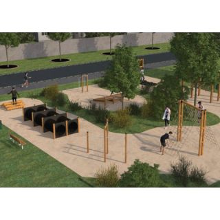 Fitness trail - wooden fitness_2120