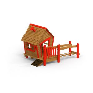 Anna's Playhouse wooden house