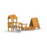 Galapagos playhouse with slide