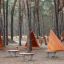 Վայրի տիպի Tipi Nature wooden house փայտե խաղասարք բաց վստահելի բակում: