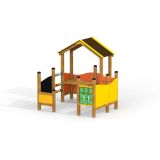 Omega Accessible Playground single playhouse