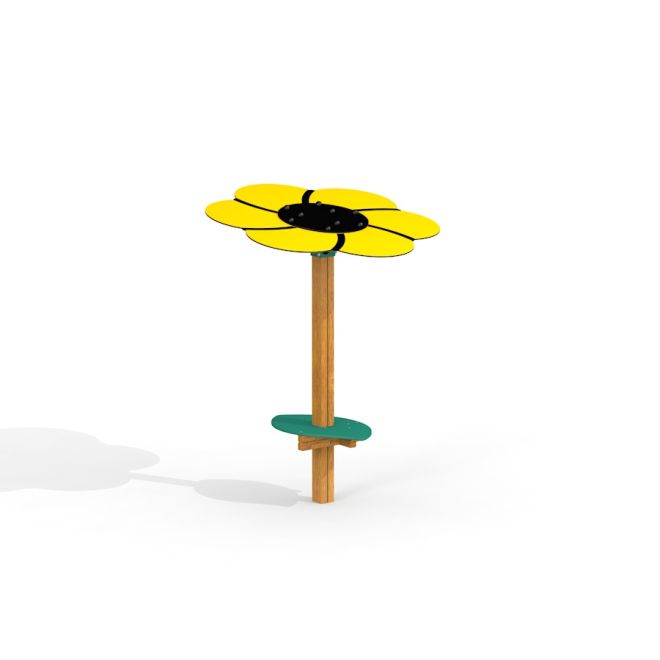 Play Table with Sun Shade (Flower) արձանագրություն՝ դաշտի դիզայնով երեխաների բացօթյա խաղադաշտի ստվեր