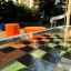 HPL Bench Chess and ludo game խաղատախտակ և նստարան բացօթյա խաղերի համար: