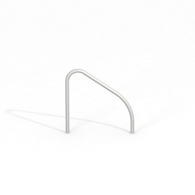 Slanted bicycle stand մետաղական երկմաս թողնիկ մանկական խաղահրապարակում: