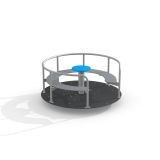 Merry-Go-Round with revolving disc