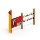 Sensory and educational board robinia