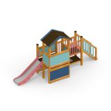 Country House Nature playhouse with slide