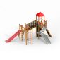 Twister castle with slide
