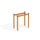 Horizontal Ladder wooden ladder