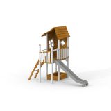 Lisa's Playhouse playhouse with slide